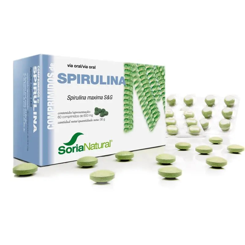 Soria Natural Spirulina , 60 tablets
