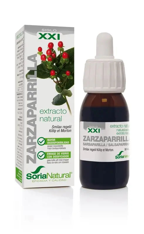 Soria Natural Sarsaparilla Extract S Xxi, 50 Ml
