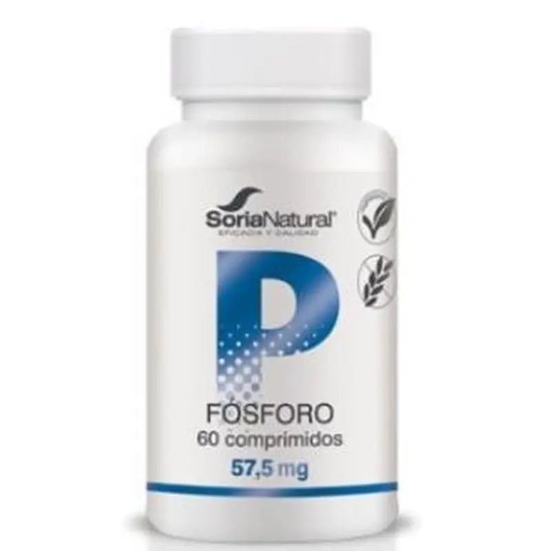 Soria Natural Phosphorus Sustained Release 1450Mg 60 Tablets