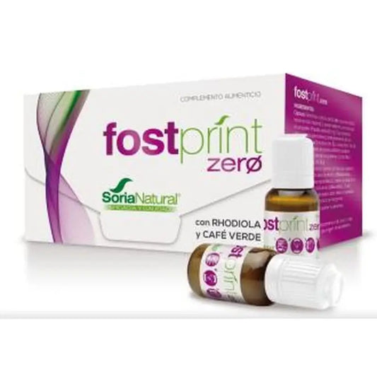 Soria Natural Fost Print Zero With Rhodiola-Green Coffee 15Vials.
