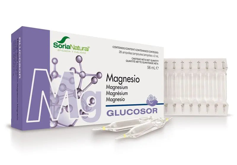 Soria Natural Glucosor Magnesium, 28 Vials Of 2 Ml