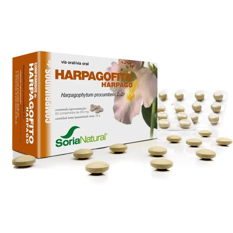 Soria Natural Harpagofito , 60 tablets of 600 mg