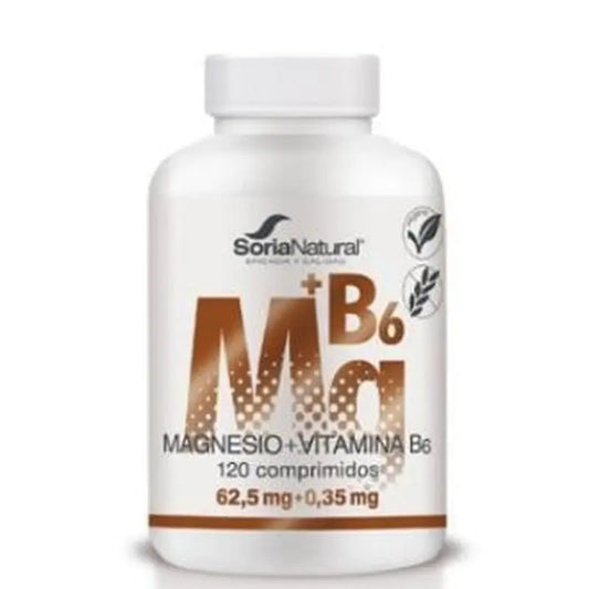 Soria Natural Magnesium+Vit B6 Sustained Release 1550Mg 120Com