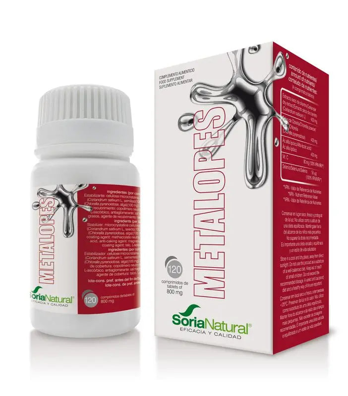 Soria Natural Metalopes, 120 Tablets