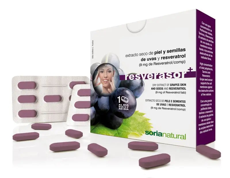 Soria Natural Resverasor Plus 134 Mg, 28 Tablets