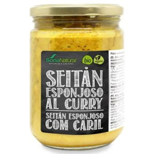 Soria Natural Spongy Seitan Curry 375Gr.