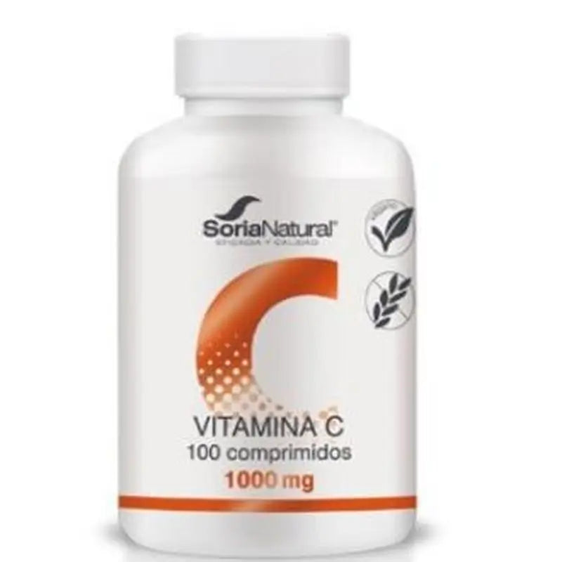 Soria Natural Vitamin C Sustained Release 1000Mg 100 Tablets