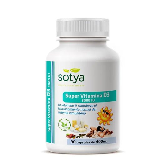 Sotya Super Vitamin D3 3000Ui 400Mg , 90 capsules