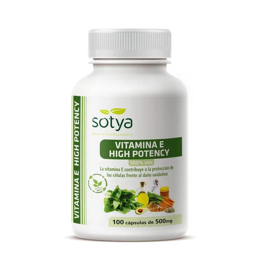Sotya Vitamin E High Potency , 100 capsules of 500 mg