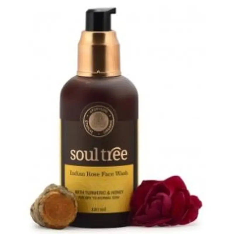Soultree Facial Cleansing Gel Rose & Curcuma 120Ml.