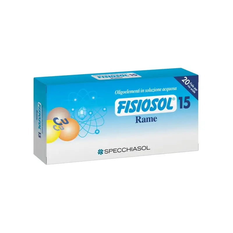 Specchiaso Fisiosol 15 Copper , 20 vials
