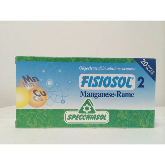 Specchiaso Fischiaso Fisiosol 2 Mn Cu , 20 vials