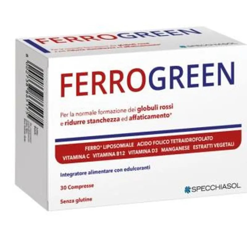 Specchiasol Ferrogreen 30 Tablets