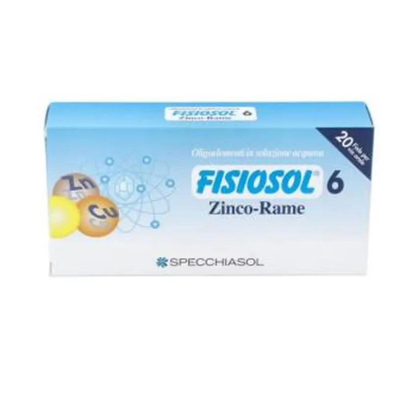 Specchiasol Fisiosol 06 Zinc-Copper 20Amp.