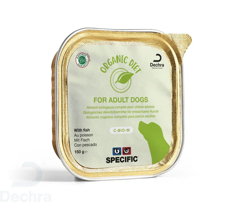 Specific Canine C-Bio-W Organic Fisch Boxed, 5X150 g, wet dog food