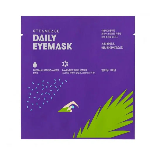 Steambase Masque quotidien pour les yeux Lavande Eau bleue , 1 pc