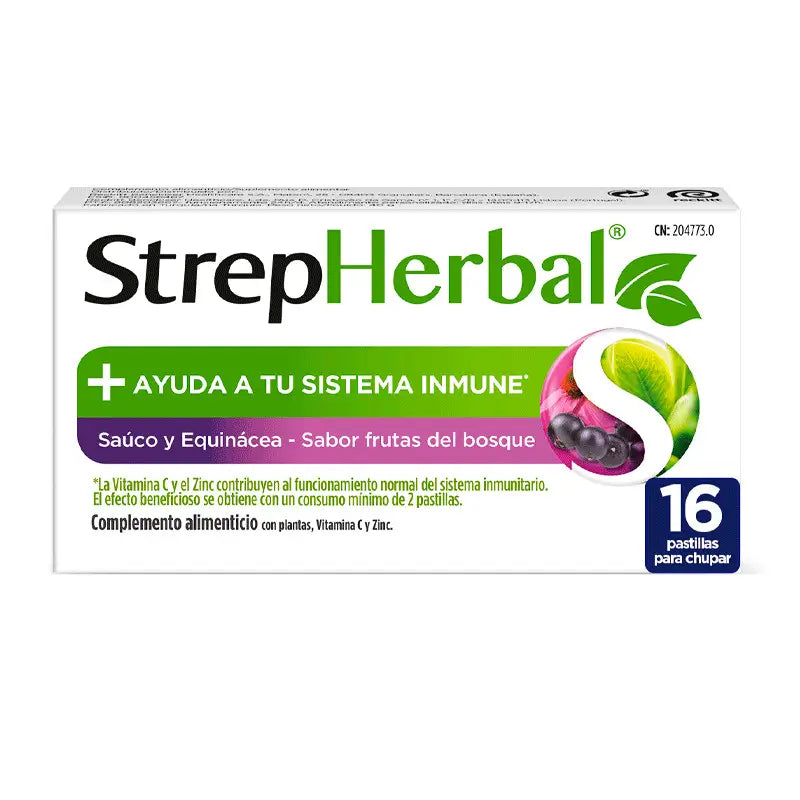 Strepherbal Elderberry & Echinacea X16