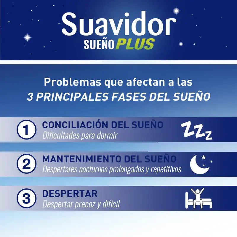 Suavidor Sueño Plus Tricapa, 30 comprimés