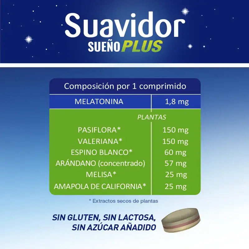 Suavidor Sueño Plus Tricapa, 30 comprimés