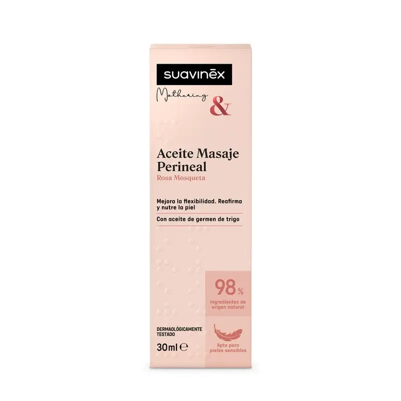 Suavinex Huile de massage pour le périnée, 30 Ml