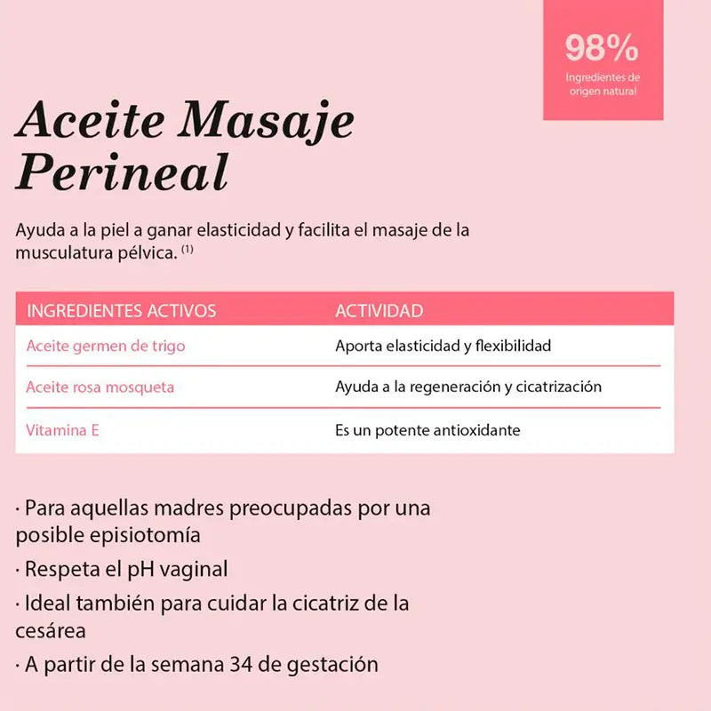 Huile périnéale Suavinex, 30 ml