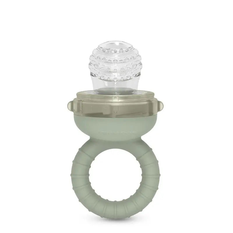 Suavinex Mangeoire en silicone anti-suffocation, +6 mois, vert
