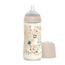 Suavinex Biberon 360 Ml, Dense Flow (L), +6 mois, Wonderland Flowers Pink