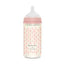 Suavinex Glass Bottle 240 Ml. Sx Pro Physiological Silicone Teat. Medium Flow Bottle. +3 Months. Bonhomia, Pink