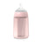 Biberon en silicone Suavinex 240 ml, débit moyen (M), +3 mois, eau de rose