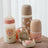 Suavinex Tétine pour biberon Sx Pro Medium Flow (M) +3 mois Rose Wild&Free, 270 ml