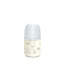 Suavinex Bouteille en verre 120 ml, débit lent (S), +0 mois, Blue Poetry