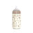 Suavinex Biberon en verre 240 ml, débit moyen (M), +3 mois, Poetry Beige