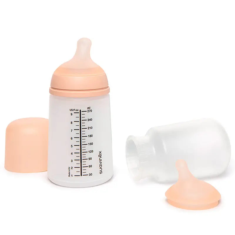 Suavinex Zero-Zero Bottle Set 270 Ml, Medium Flow