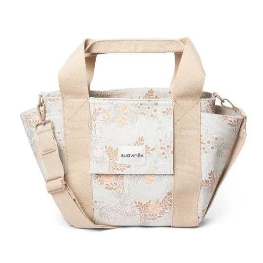 Suavinex Baby Trolley Bag Sac à pain Poetry Print Beige