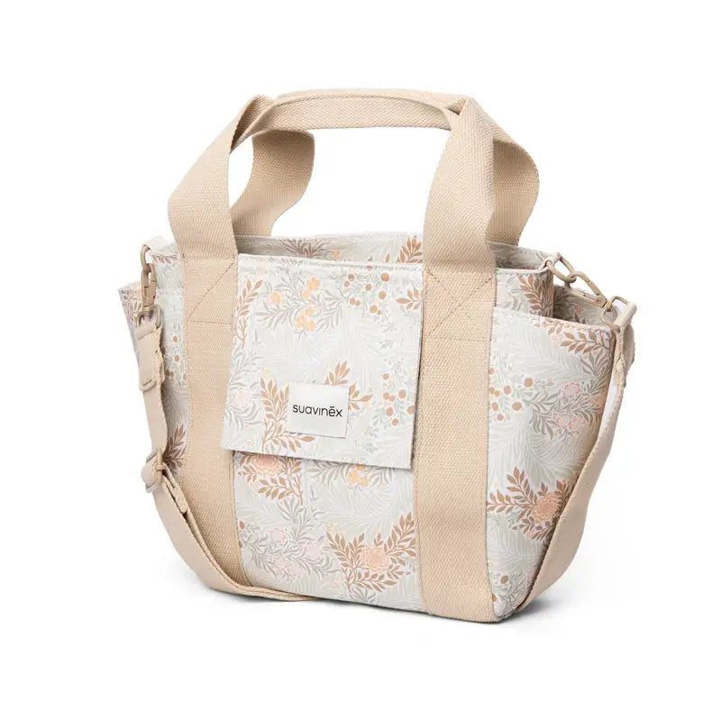 Suavinex Baby Trolley Bag Sac à pain Poetry Print Beige