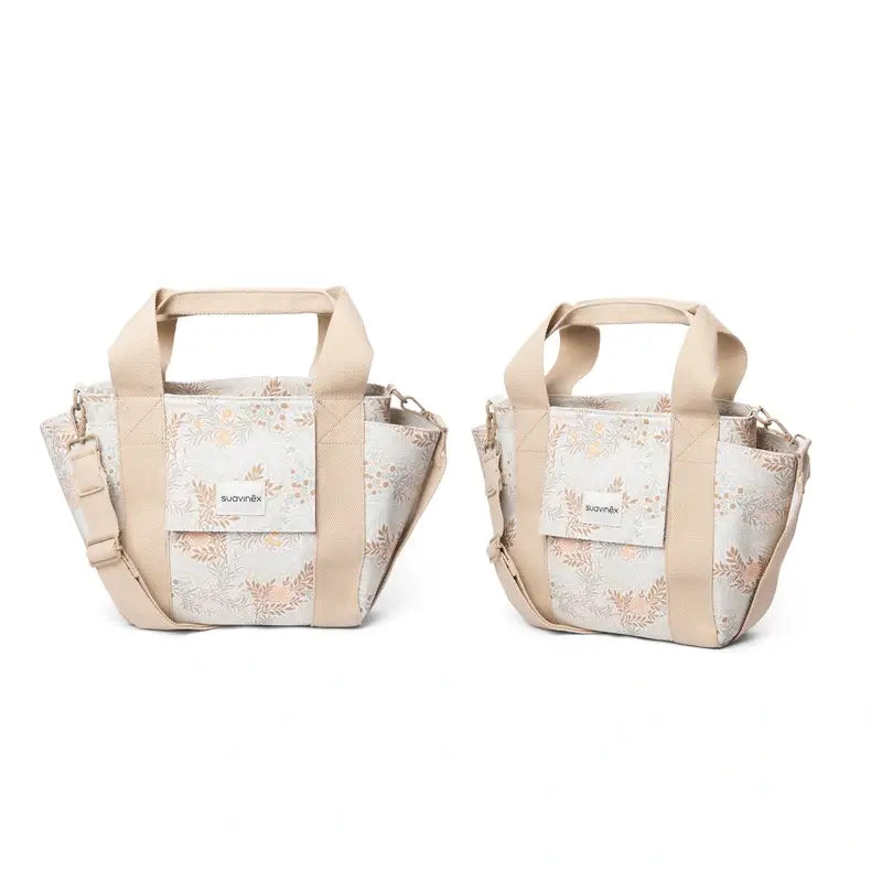 Suavinex Baby Trolley Bag Sac à pain Poetry Print Beige