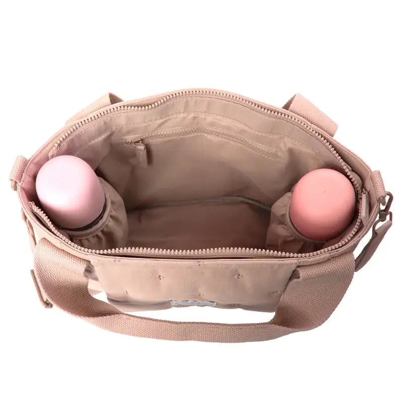 Suavinex Baby Trolley Bag Rectangulaire Sac à Pain Poésie Rose