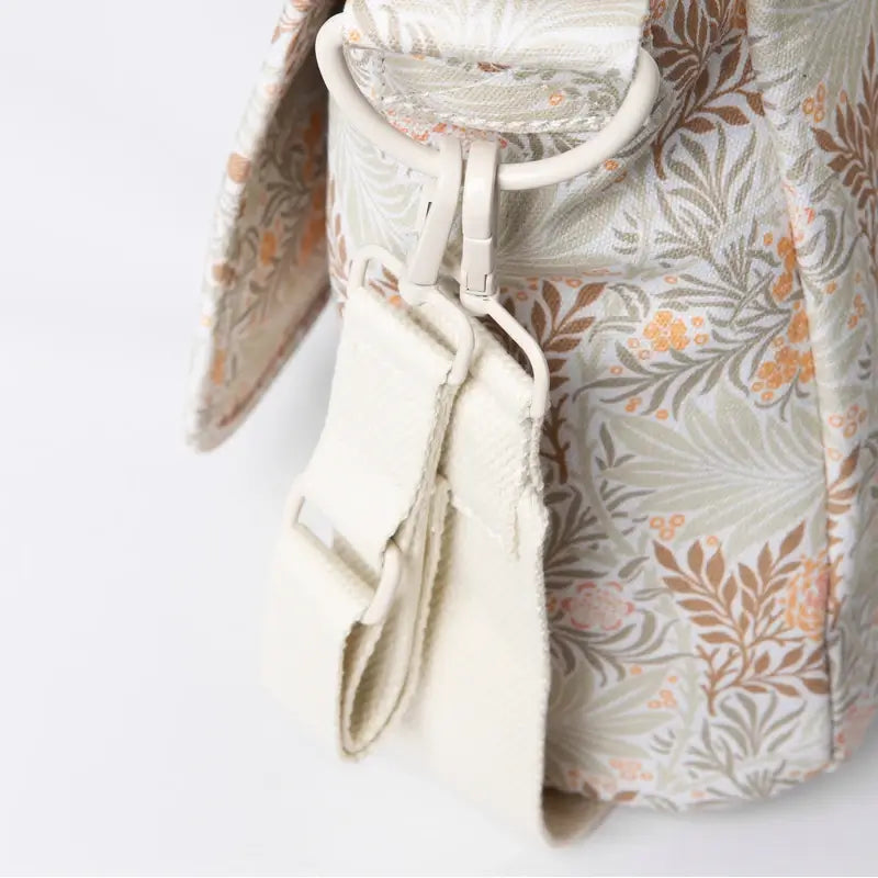 Suavinex Maternity Handbag Poetry Beige Printed Shoulder Bag