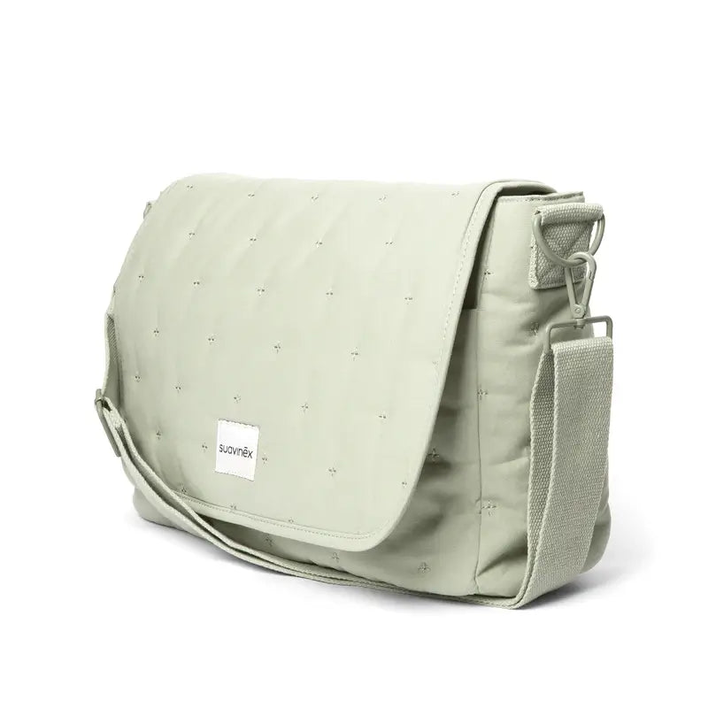 Suavinex Poetry Green Maternity Handbag Shoulder Bag