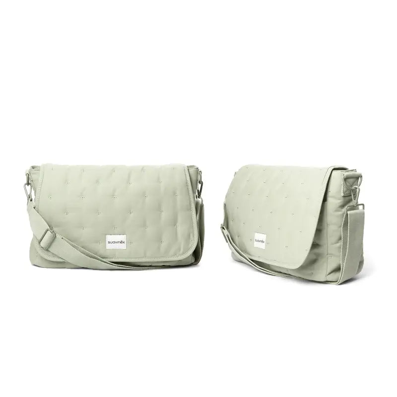 Suavinex Poetry Green Maternity Handbag Shoulder Bag
