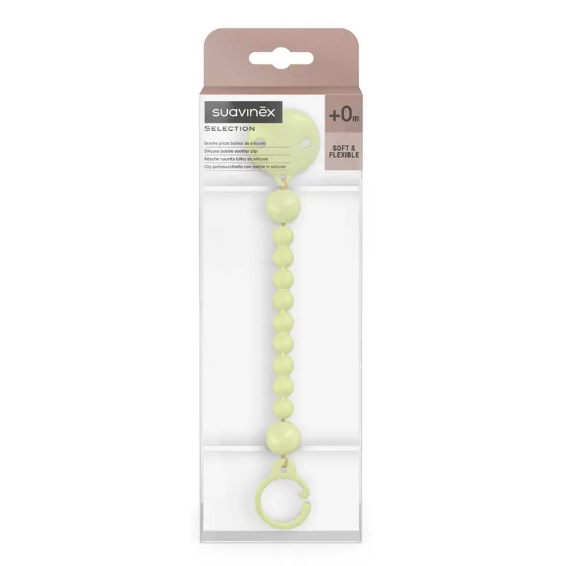 Pince en silicone Suavinex, citron vert