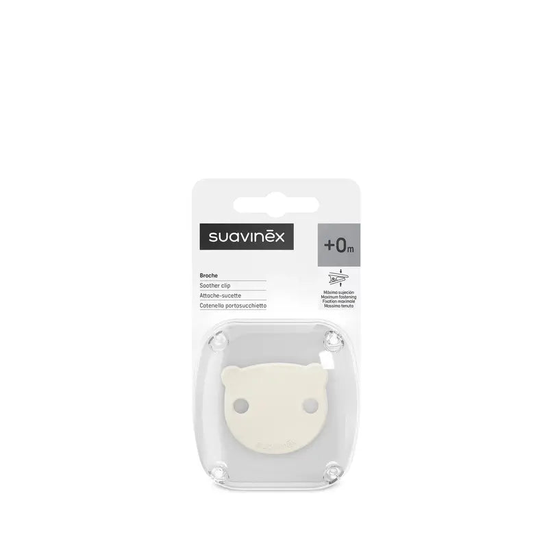 Suavinex Attache sucette +0 mois Wild&Free Beige