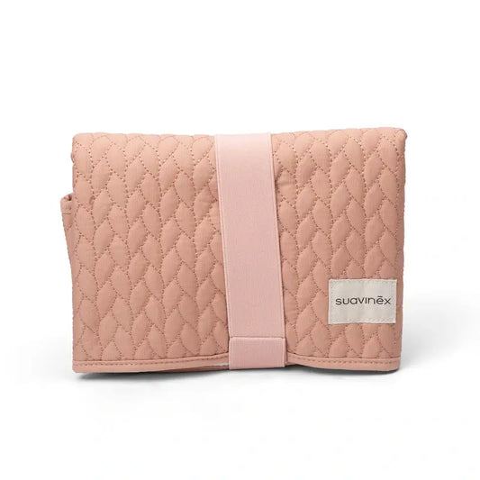 Tapis à langer portable Suavinex, rose