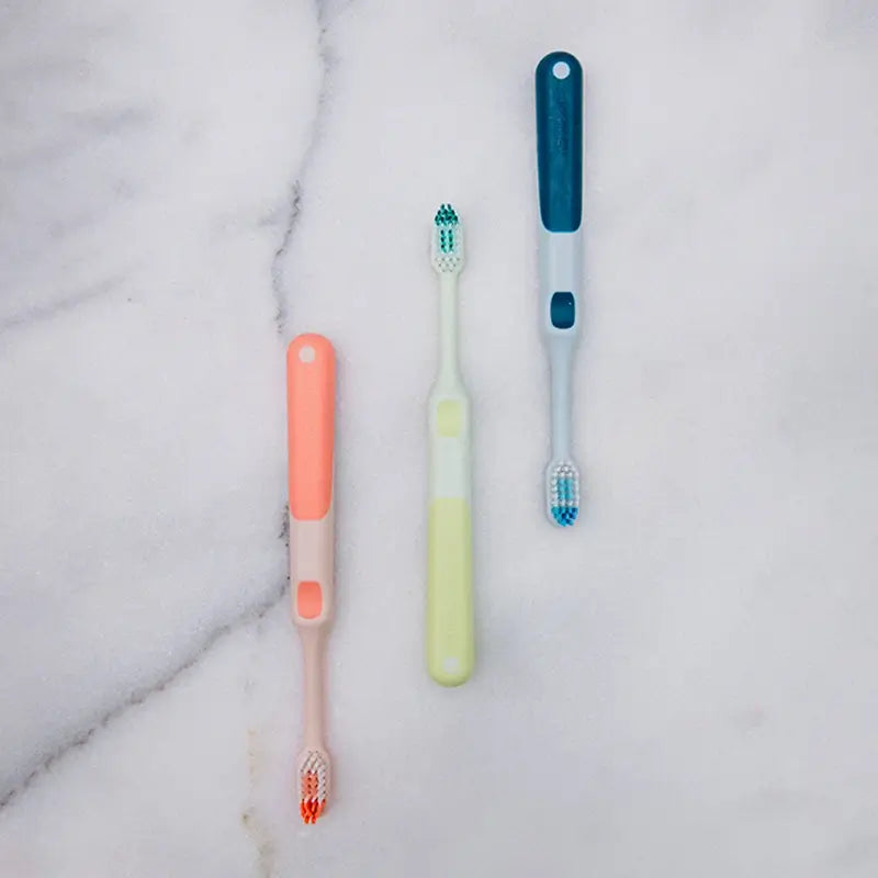 Brosse à dents pour bébés Suavinex +6 ans, rose
