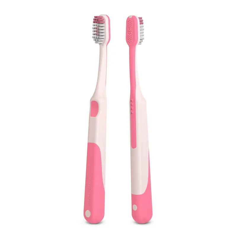 Brosse à dents pour bébés Suavinex +6 ans, rose