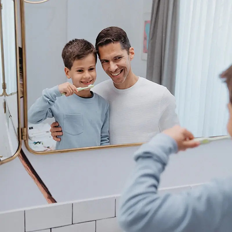 Brosse à dents pour bébés Suavinex +6 ans, verte