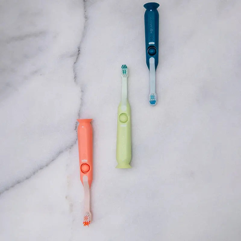 Brosse à dents Suavinex pour bébés de 2 à 6 ans, bleue