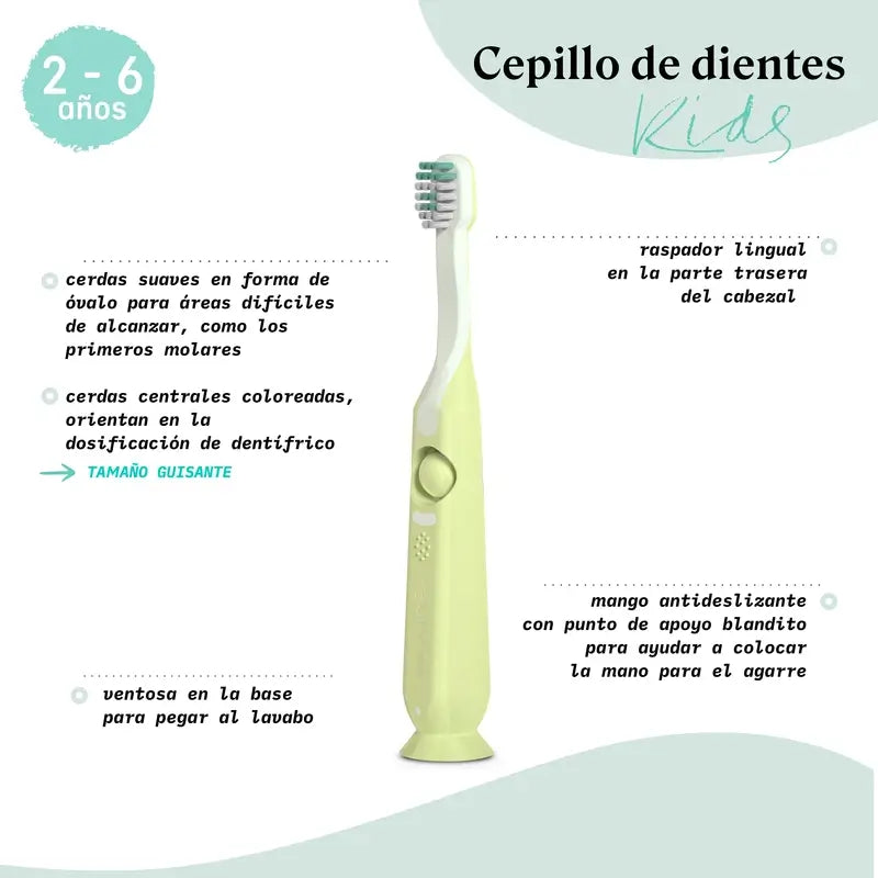 Brosse à dents Suavinex Brosse à dents pour nourrissons 2 à 6 ans, rose