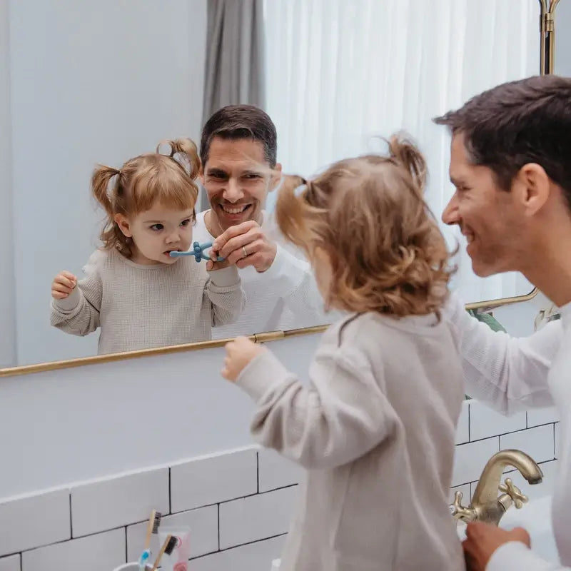Brosse à dents Suavinex pour bébés 0-2 ans, bleu