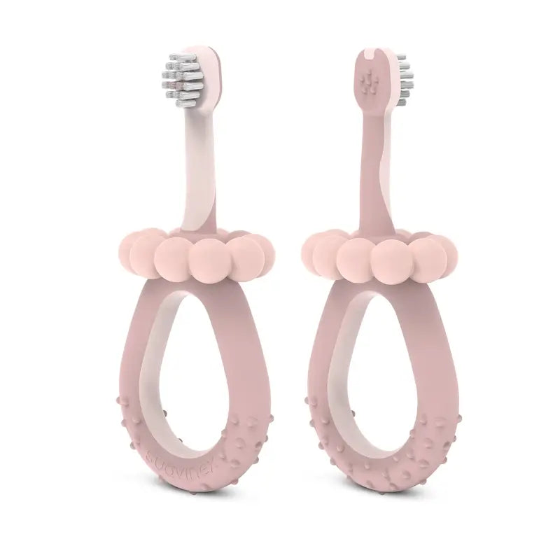 Brosse à dents Suavinex pour bébés 0-2 ans, rose